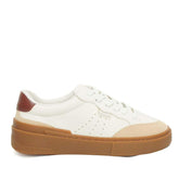 Tênis Recortes Branco E Caramelo C 30567 0001 0001 Anacapri